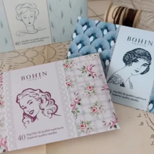 libro de agujas Bohin, edición vintage ,tres modelos