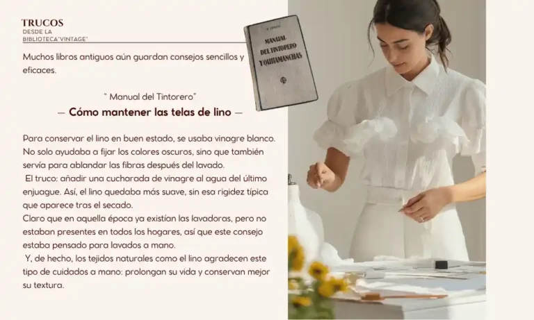 trucos para mantener el lino y foto chica